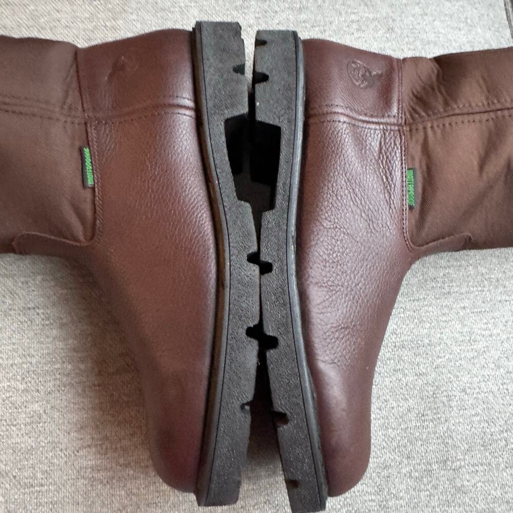 Georgia Boot Homeland Waterproof Wellington Work Boot Brown Men's Sz 13 - Picture 11 of 15
